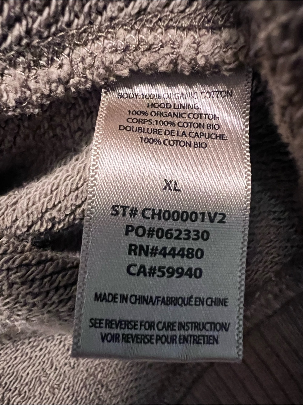 Elwood Core Hoodie Sweater Brown Organic Cotton Comfy Casual Travel Size Medium - Picture 5 of 8
